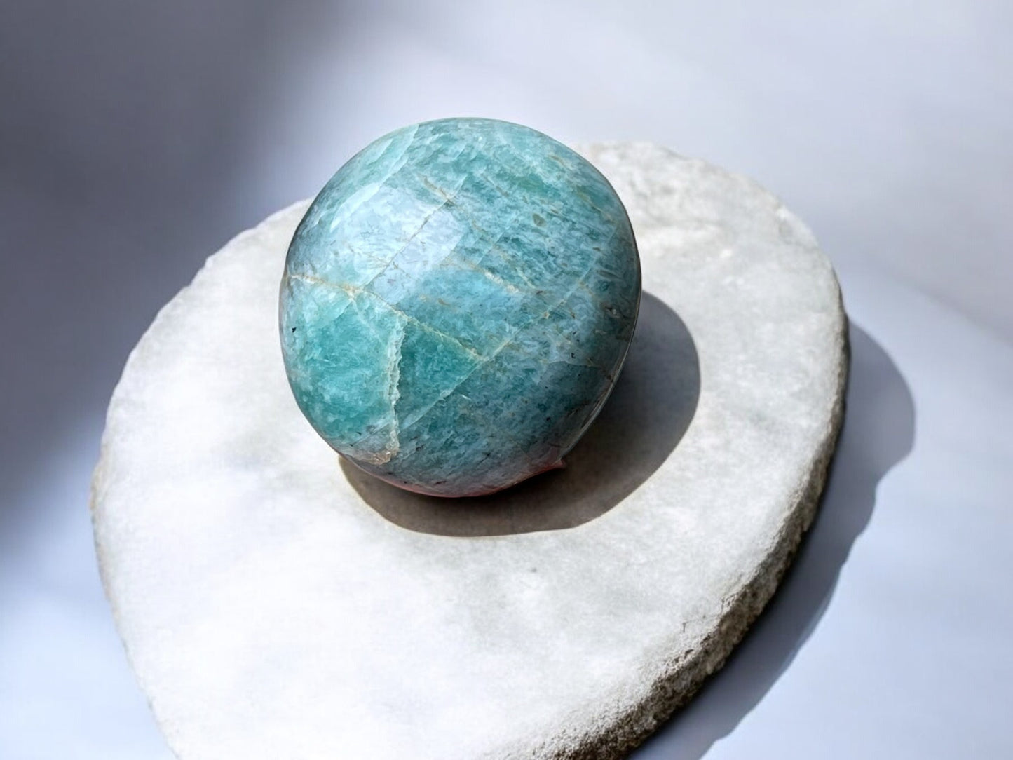 Amazonite palm stone K