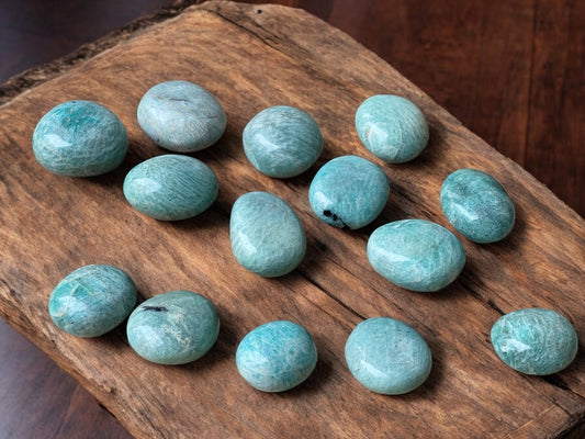 Amazonite Palm Stones