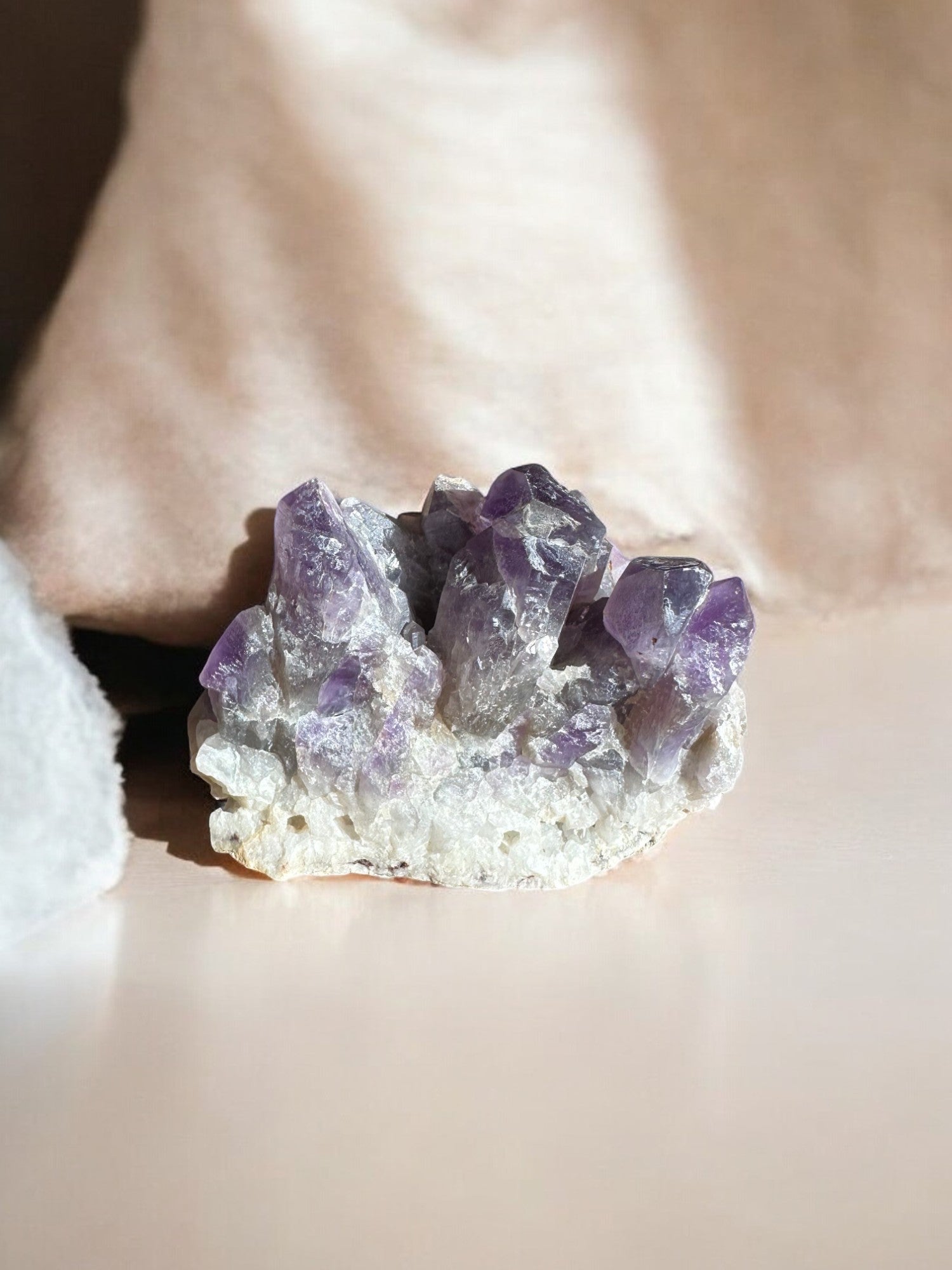 Amethyst raw crystal cluster second option