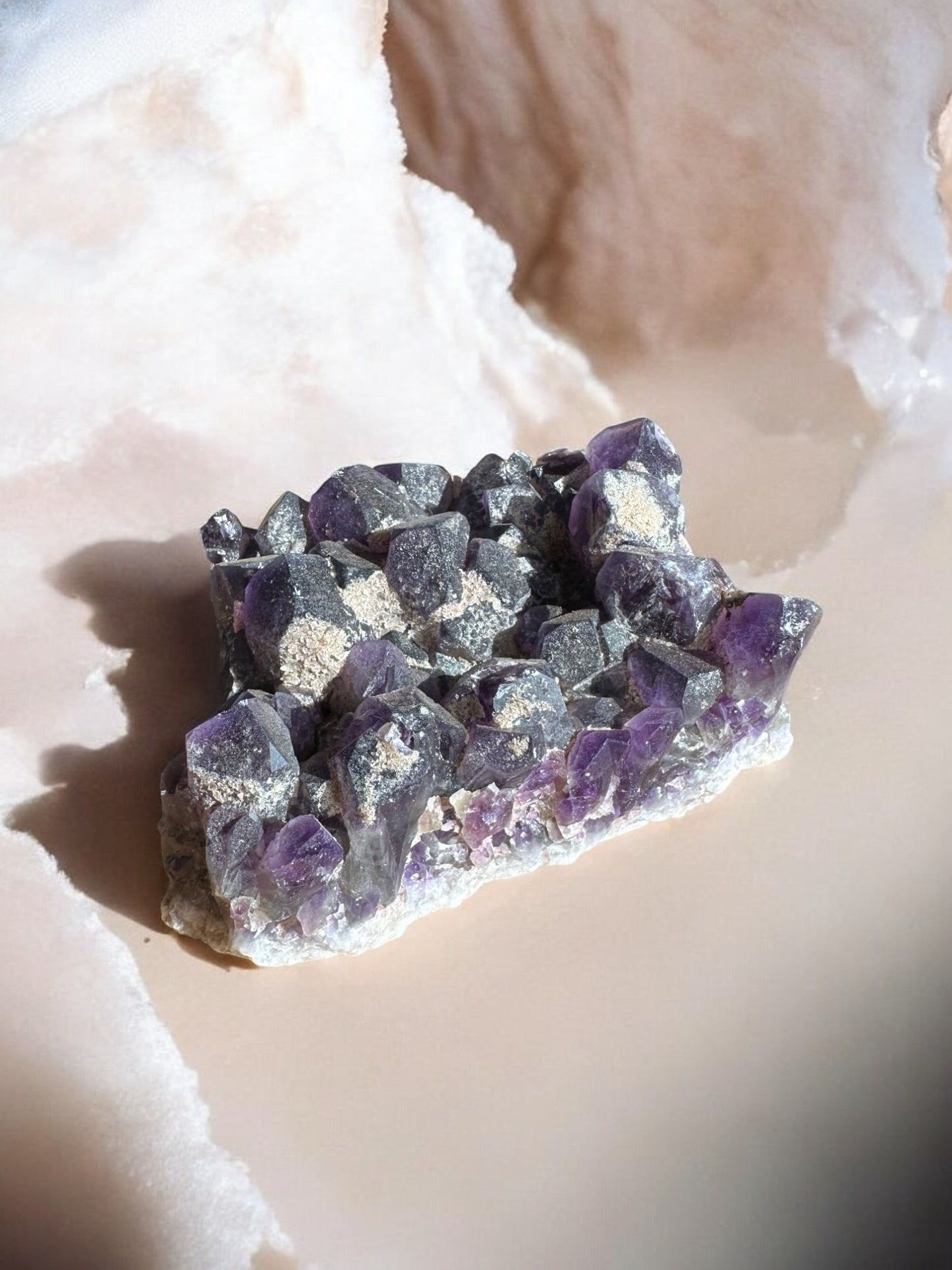 Amethyst raw gemstone from Zambia mines