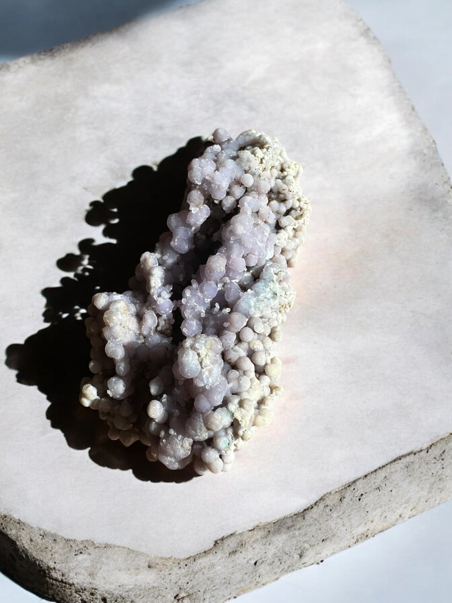 Grape agate raw crystal specimen A