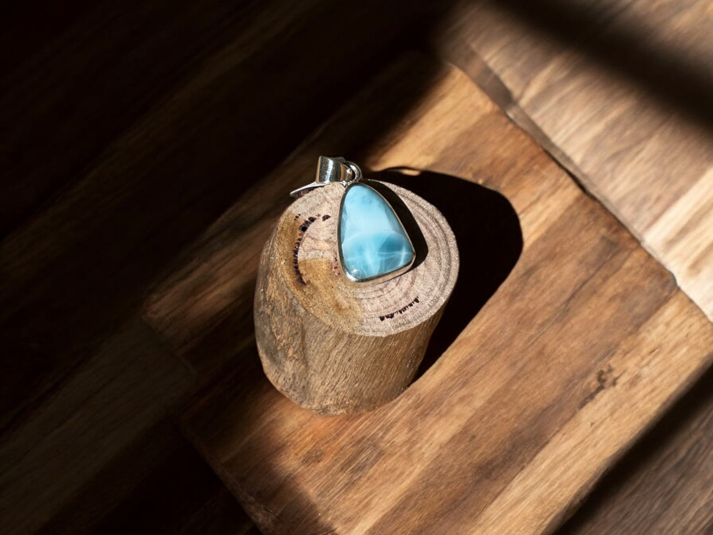 Larimar jewellery pendant option B1