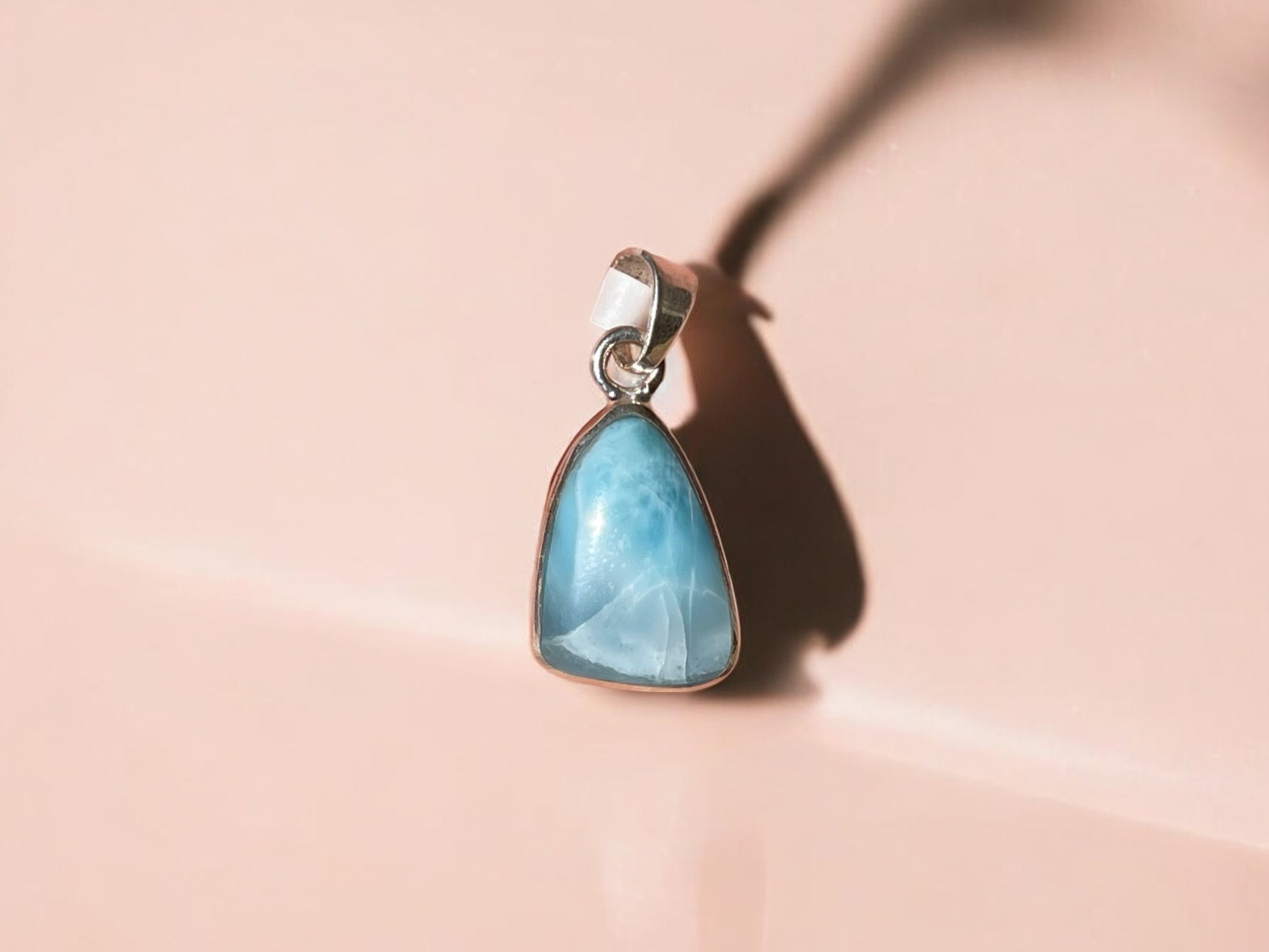 Larimar jewellery pendant option B1 back view