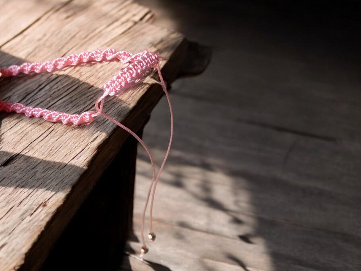 Rhodonite crystal necklace closure 