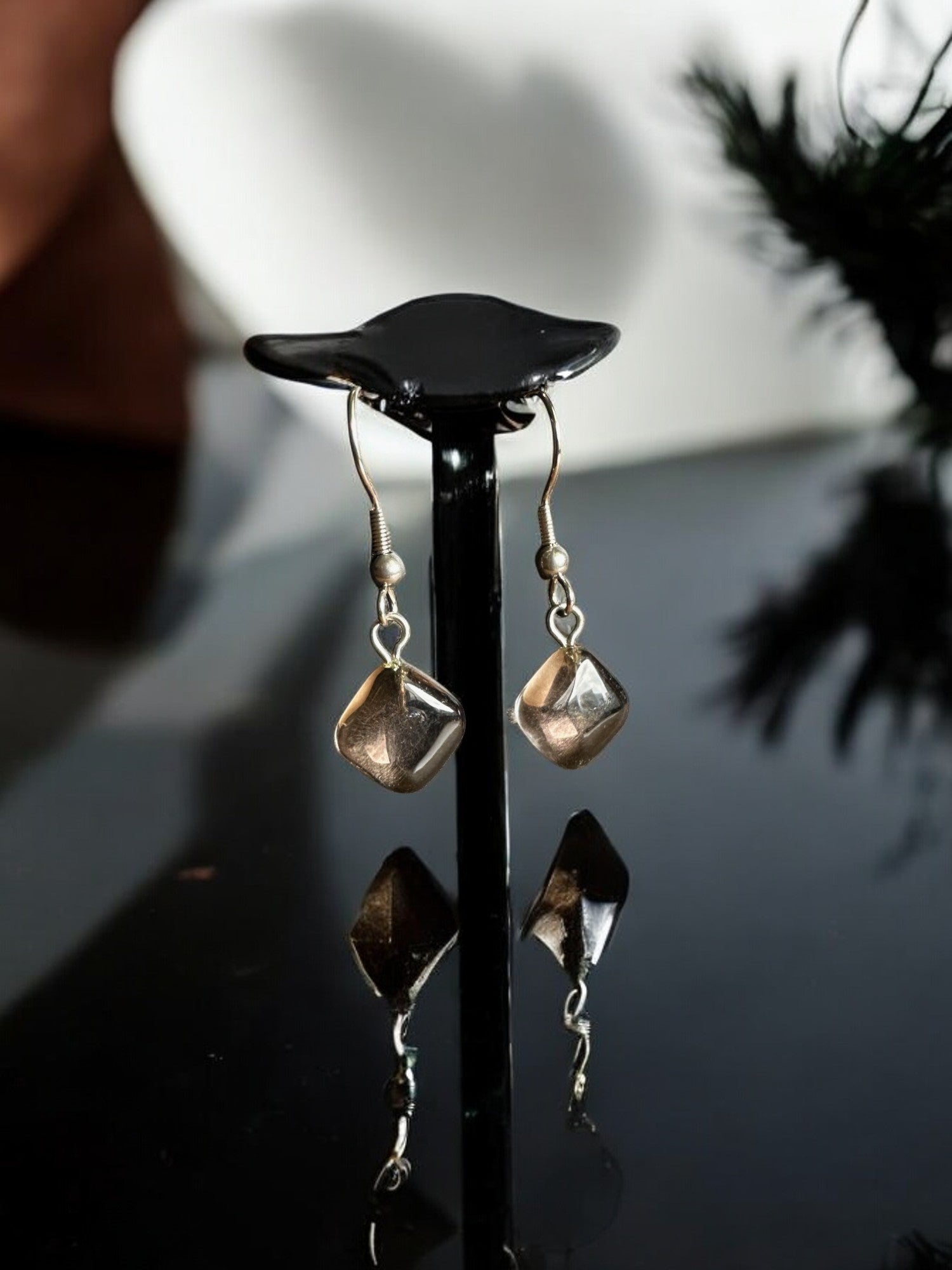 Smoky quartz crystal jewellery