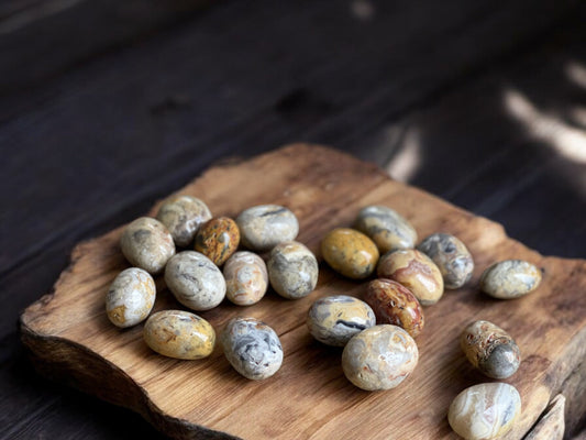 Crazy lace agate tumbled crystals