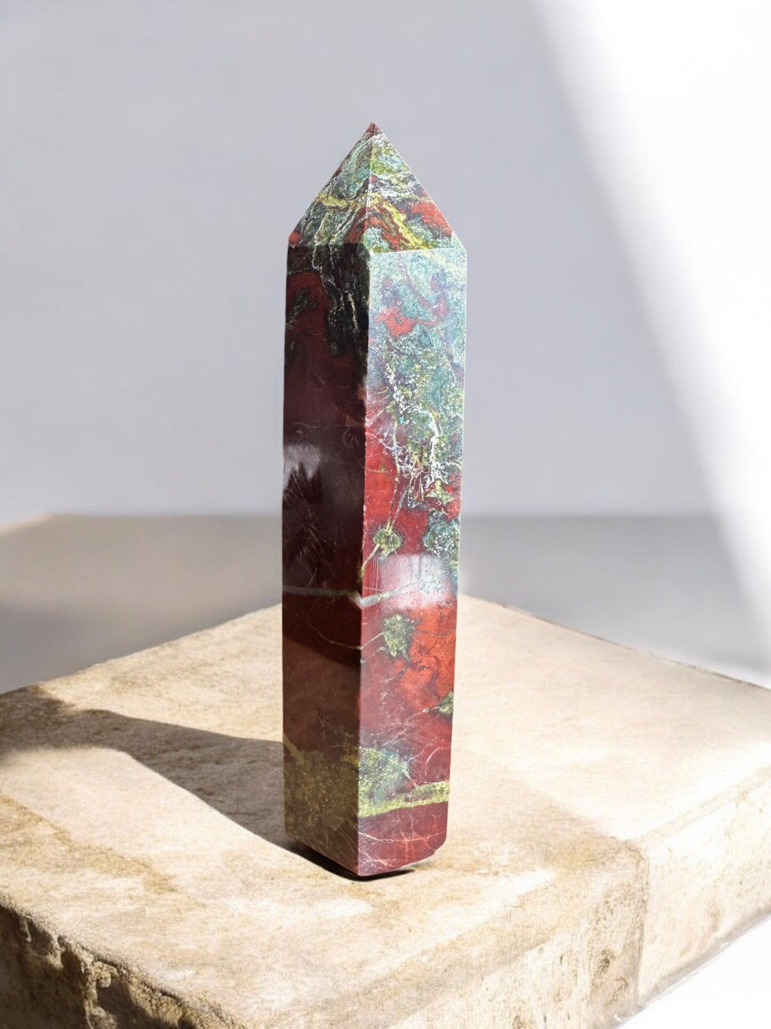 Dragon bloodstone crystal tower